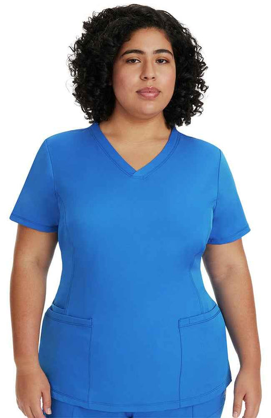 Women's Monica V-Neck Solid Scrub Top -HH2500