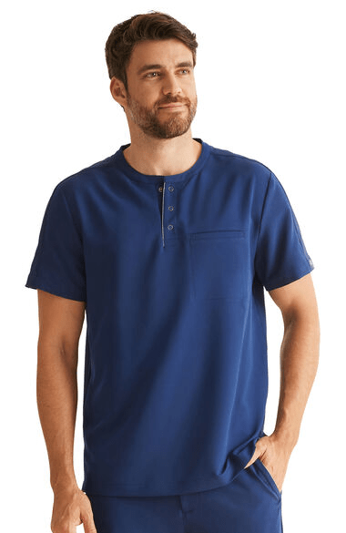 Healing Hands Men's Shane Scrub Top Style HH701 – Medical Scrub Top for Doctors, Nurses & Healthcare Workers