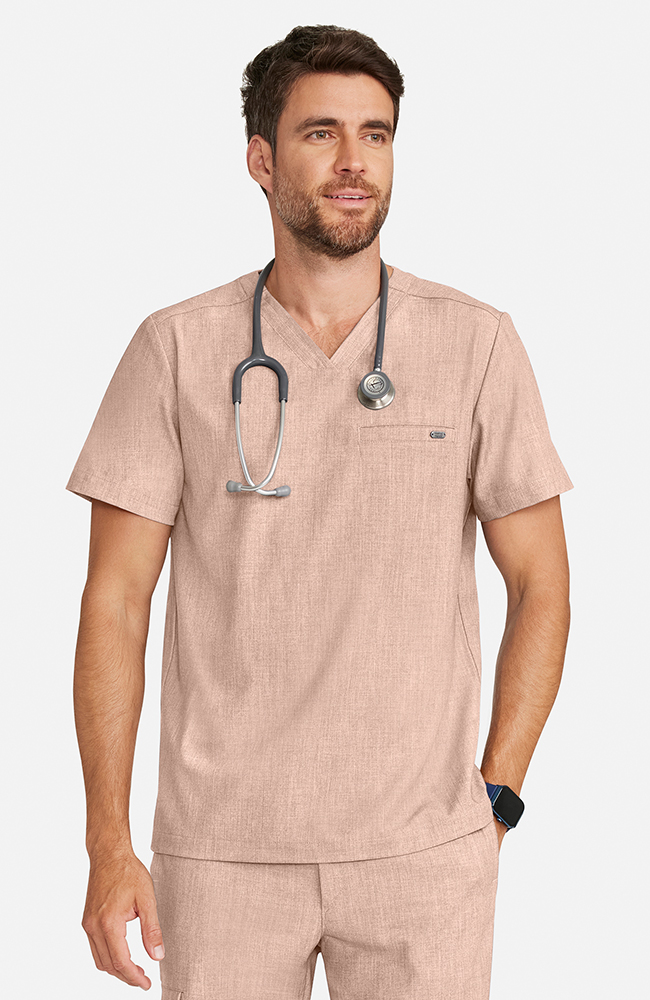 Healing Hands Men's Ari V-Neck Scrub Top 1 Pocket Style HH758 – Medical Top for Doctors, Nurses & Healthcare Workers