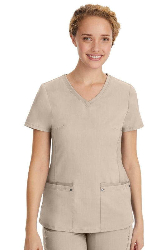 Women's Healing Hands Juliet Yoga V-Neck Top 2245 | Comfortable Scrub