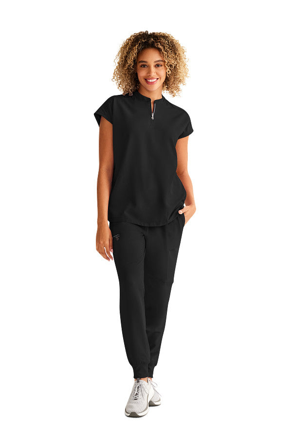 Healing Hands Women's Sandy Top & Naya Jogger Pant – Stylish Medical Scrub Set for Nurses & Healthcare Workers