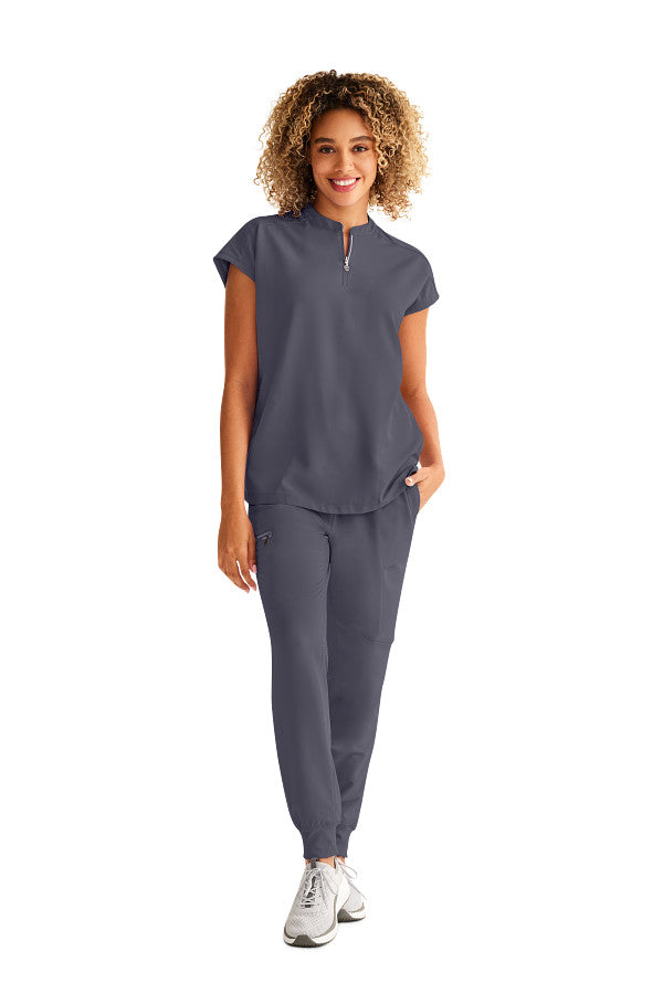 Healing Hands Women's Sandy Top & Naya Jogger Pant – Stylish Medical Scrub Set for Nurses & Healthcare Workers