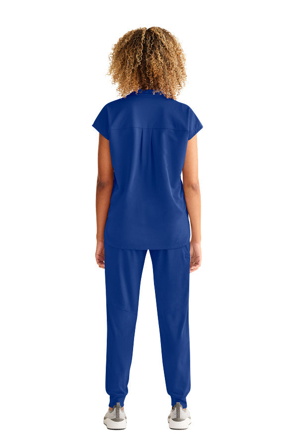 Healing Hands Women's Sandy Top & Naya Jogger Pant – Stylish Medical Scrub Set for Nurses & Healthcare Workers