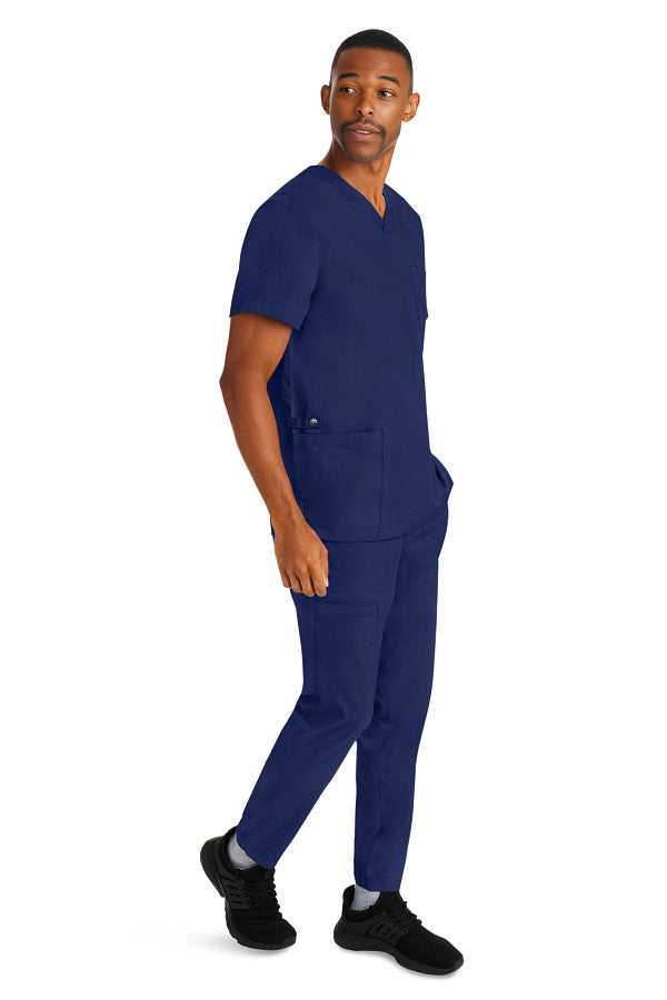 Healing Hands Men's Jake Solid Scrub Top Style 2331 – Comfortable Medical Top for Nurses & Healthcare Professionals