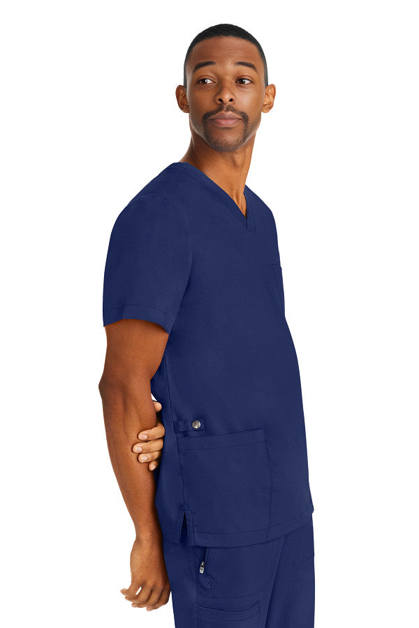 Healing Hands Men's Jake Solid Scrub Top Style 2331 – Comfortable Medical Top for Nurses & Healthcare Professionals