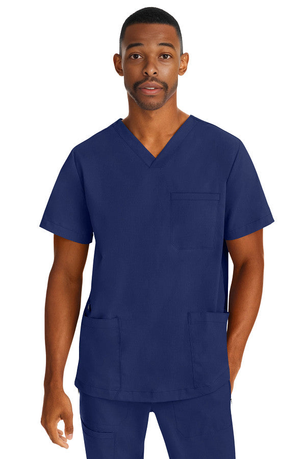 Healing Hands Men's Jake Solid Scrub Top Style 2331 – Comfortable Medical Top for Nurses & Healthcare Professionals