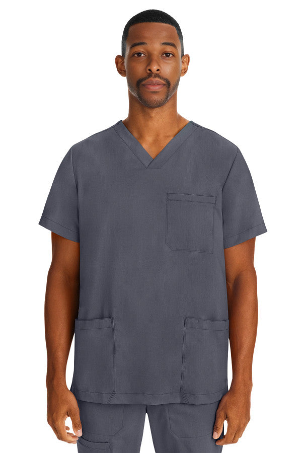 Healing Hands Men's Jake Solid Scrub Top Style 2331 – Comfortable Medical Top for Nurses & Healthcare Professionals