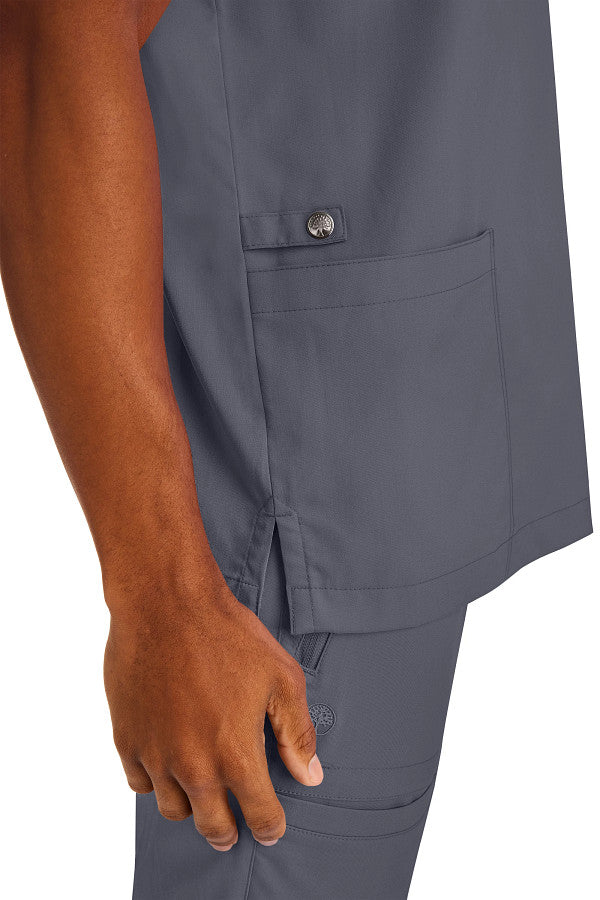 Healing Hands Men's Jake Solid Scrub Top Style 2331 – Comfortable Medical Top for Nurses & Healthcare Professionals