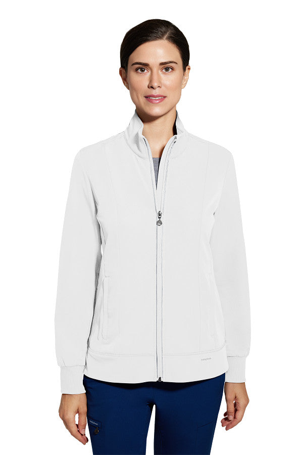 Healing Hands Women's Carly Stand Collar Jacket Style 5068 – Medical Warm-Up Jacket for Nurses & Healthcare Workers