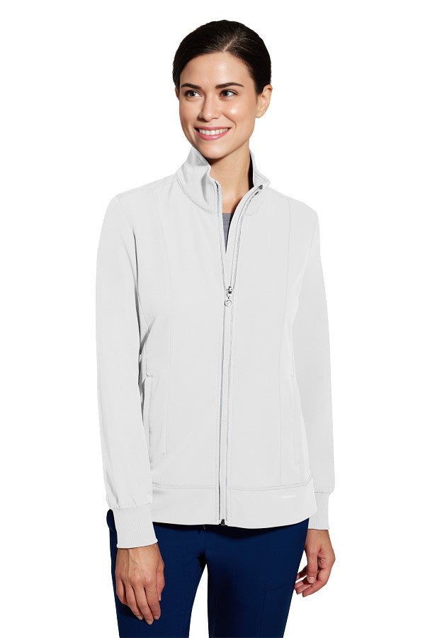 Healing Hands Women's Carly Stand Collar Jacket Style 5068 – Medical Warm-Up Jacket for Nurses & Healthcare Workers