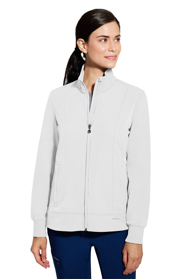 Healing Hands Women's Carly Stand Collar Jacket Style 5068 – Medical Warm-Up Jacket for Nurses & Healthcare Workers