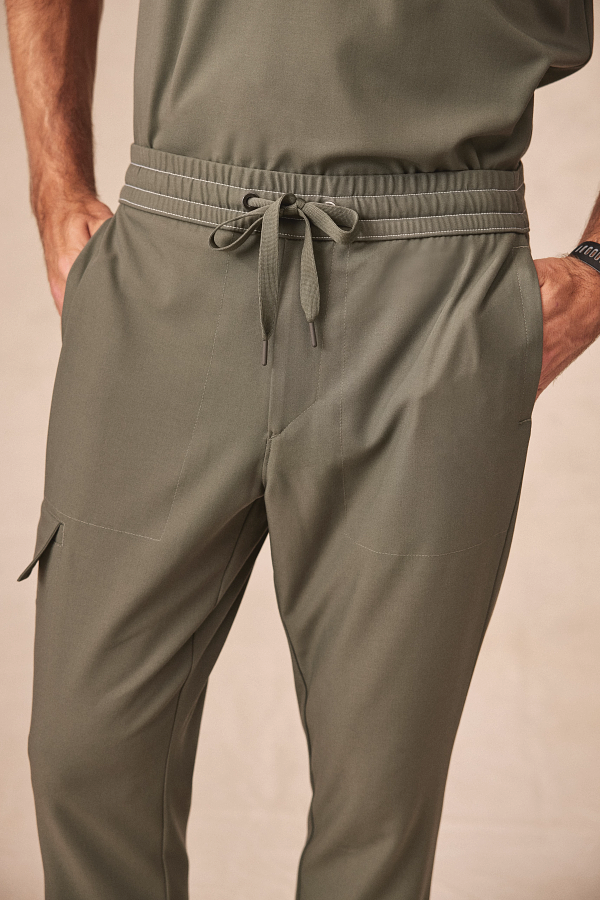 Healing Hands Men's Angelo Zip Fly Drawstring Scrub Pant Style 154 – Medical Pants for Nurses & Healthcare Workers