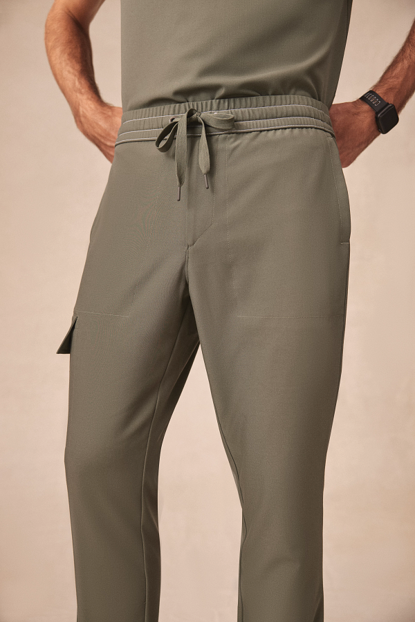 Healing Hands Men's Angelo Zip Fly Drawstring Scrub Pant Style 154 – Medical Pants for Nurses & Healthcare Workers