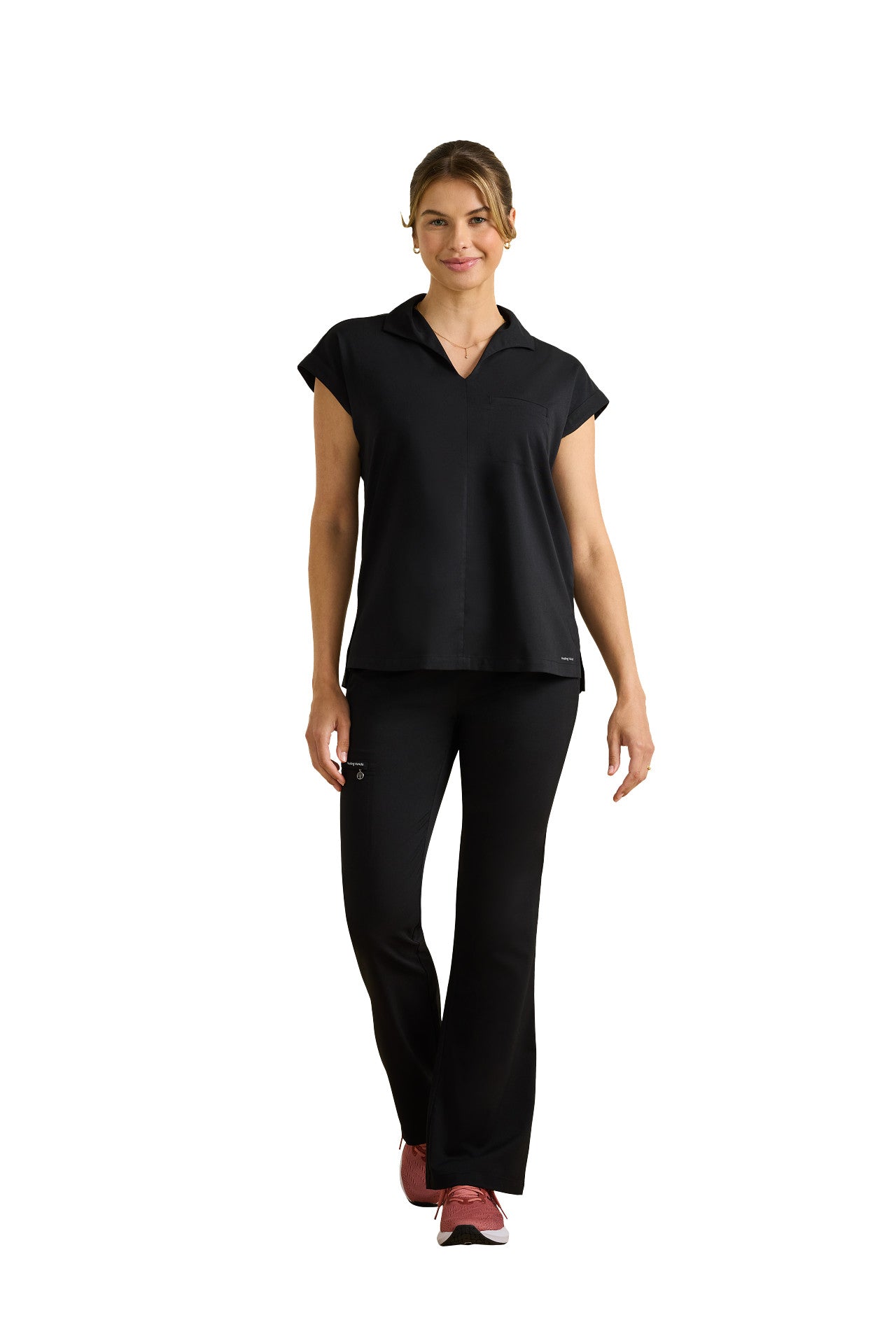 Women's Jazz Collared & Tessa Scrub Set by Healing Hands – Medical Scrubs for Nurses and Healthcare Workers"