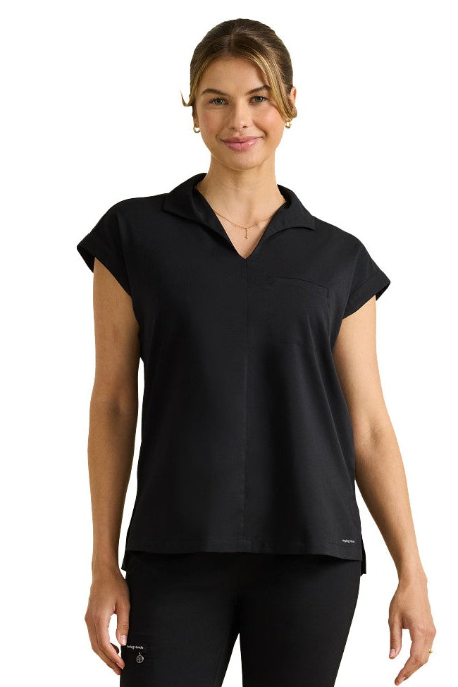 Women's Jazz Collared & Tessa Scrub Set by Healing Hands – Medical Scrubs for Nurses and Healthcare Workers"