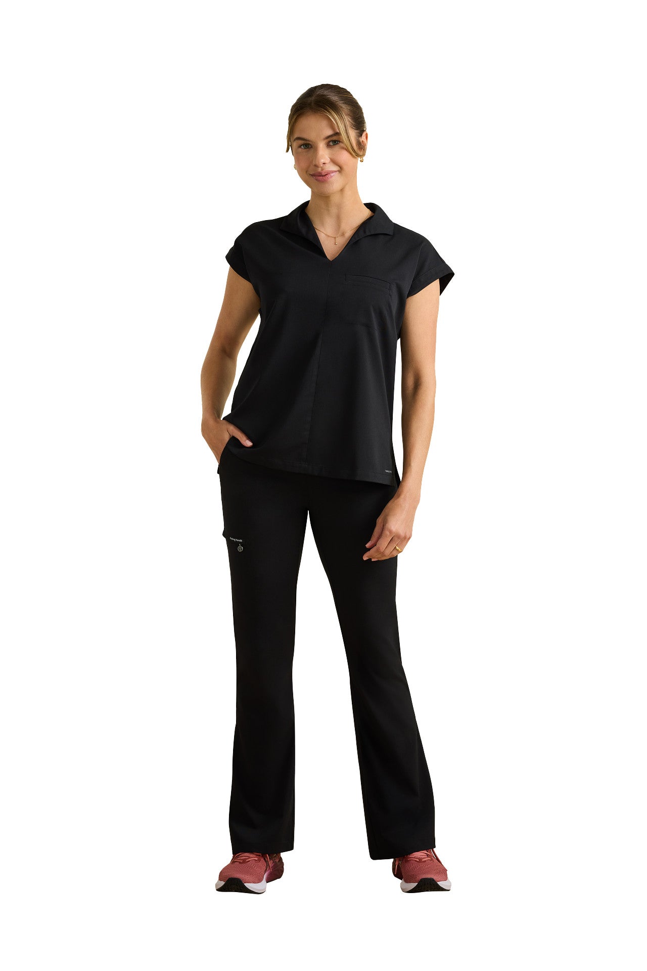 Women's Jazz Collared & Tessa Scrub Set by Healing Hands – Medical Scrubs for Nurses and Healthcare Workers"