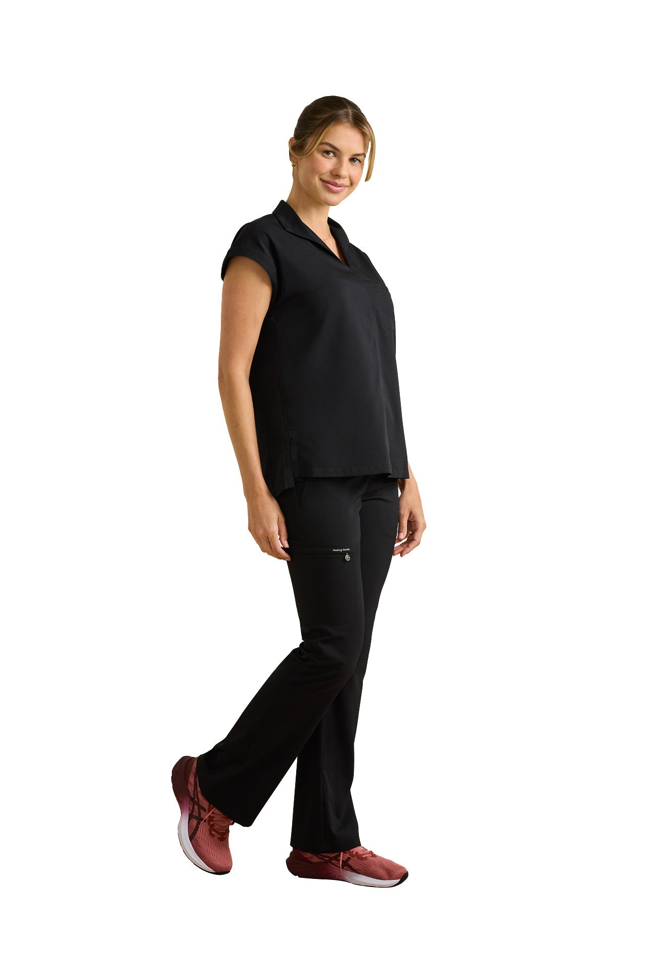 Women's Jazz Collared & Tessa Scrub Set by Healing Hands – Medical Scrubs for Nurses and Healthcare Workers"