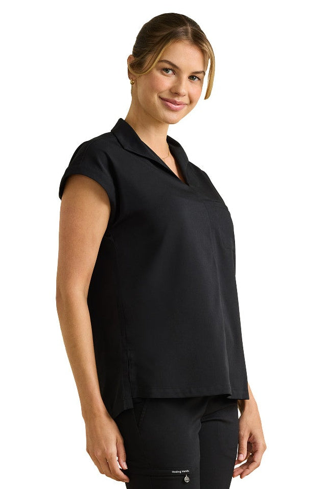Women's Jazz Collared & Tessa Scrub Set by Healing Hands – Medical Scrubs for Nurses and Healthcare Workers"
