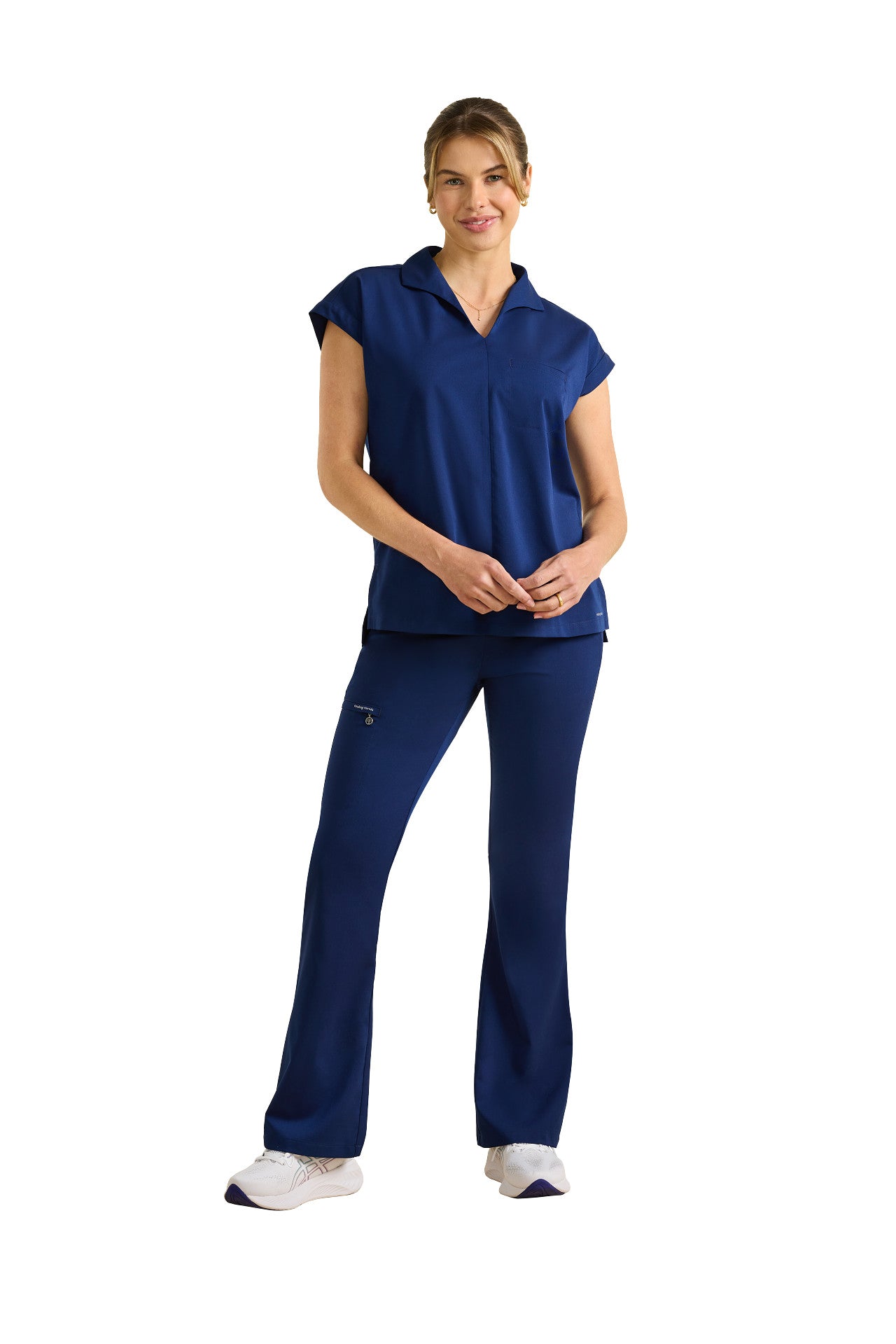 Women's Jazz Collared & Tessa Scrub Set by Healing Hands – Medical Scrubs for Nurses and Healthcare Workers"