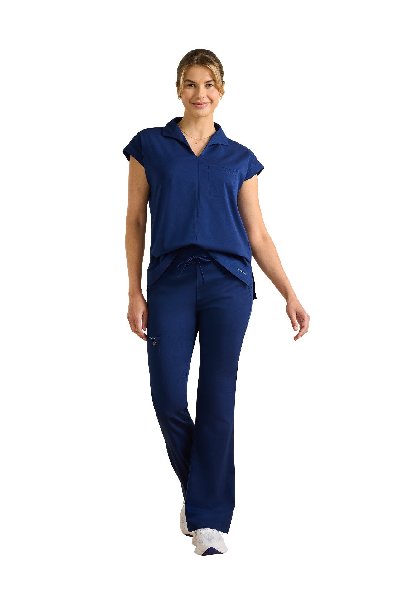 Women's Jazz Collared & Tessa Scrub Set by Healing Hands – Medical Scrubs for Nurses and Healthcare Workers"
