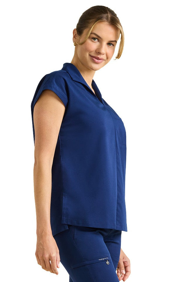 Women's Jazz Collared & Tessa Scrub Set by Healing Hands – Medical Scrubs for Nurses and Healthcare Workers"