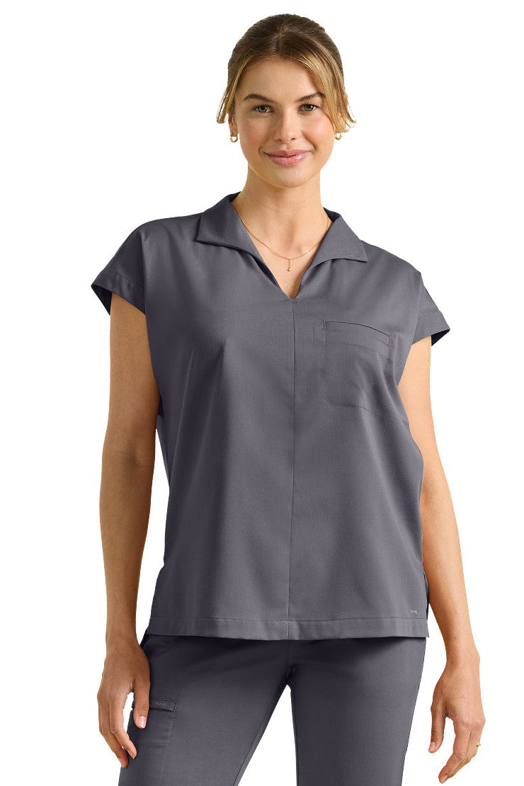 Women's Jazz Collared & Tessa Scrub Set by Healing Hands – Medical Scrubs for Nurses and Healthcare Workers"