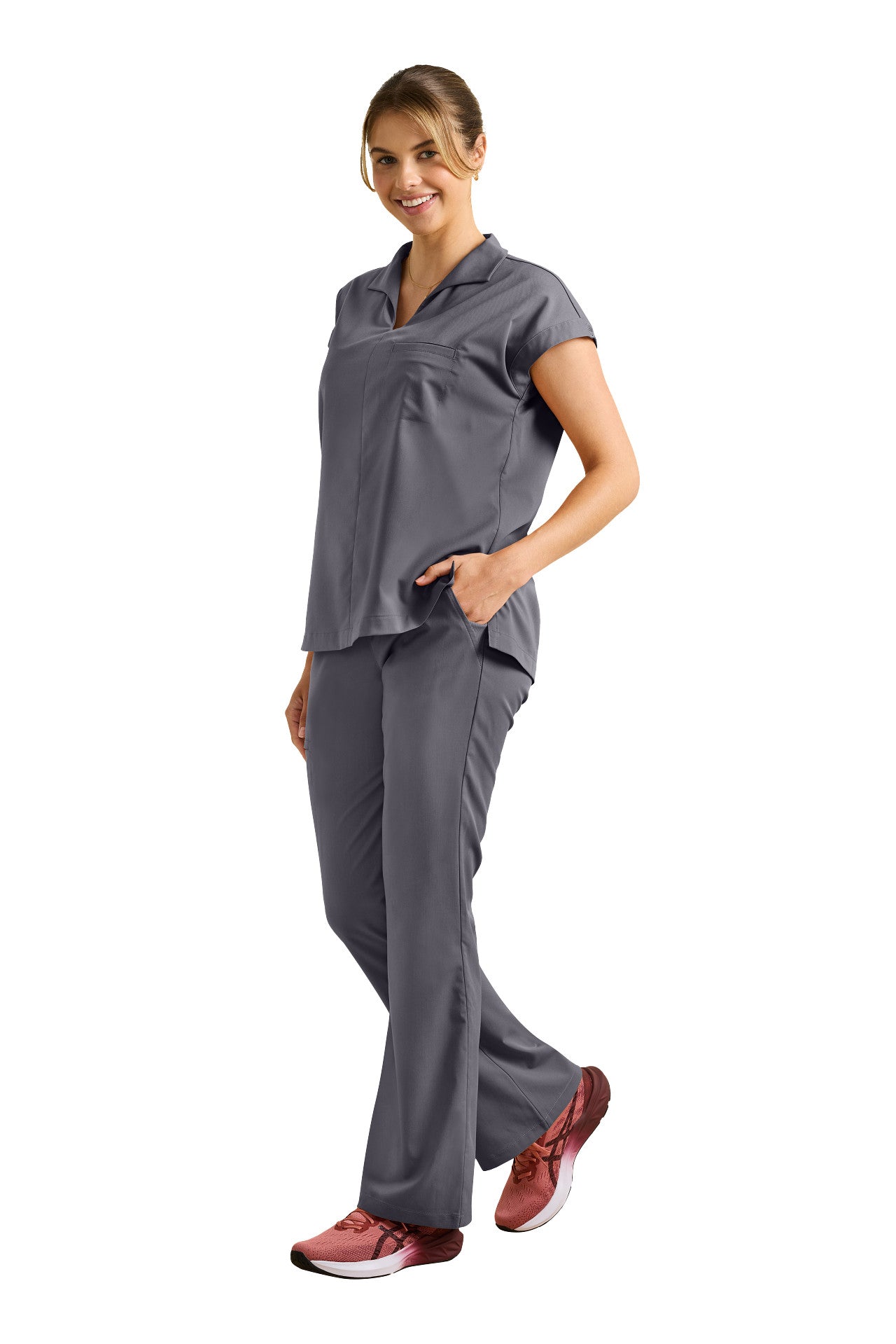 Women's Jazz Collared & Tessa Scrub Set by Healing Hands – Medical Scrubs for Nurses and Healthcare Workers
