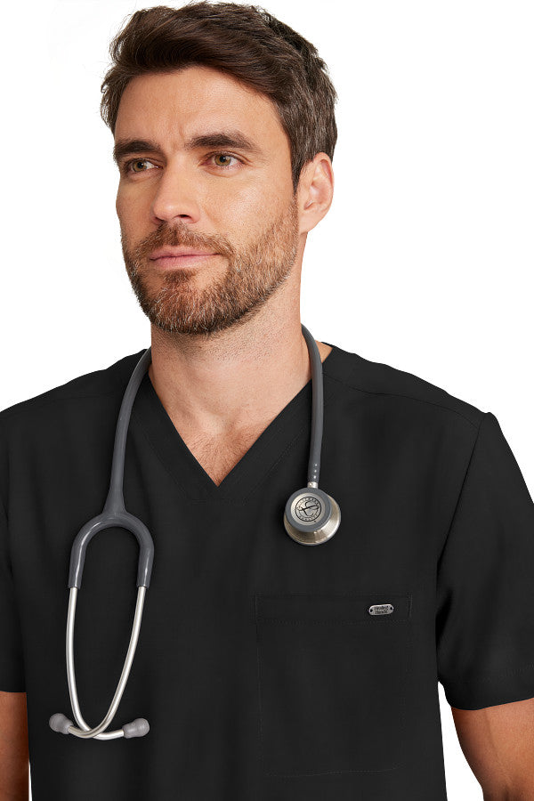 Healing Hands Men's Ari V-Neck Scrub Top 1 Pocket Style HH758 – Medical Top for Doctors, Nurses & Healthcare Workers