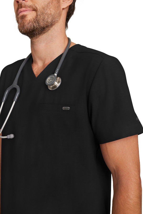 Healing Hands Men's Ari V-Neck Scrub Top 1 Pocket Style HH758 – Medical Top for Doctors, Nurses & Healthcare Workers
