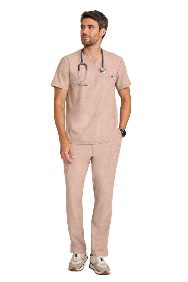 Healing Hands Men's Ari V-Neck Scrub Top 1 Pocket Style HH758 – Medical Top for Doctors, Nurses & Healthcare Workers