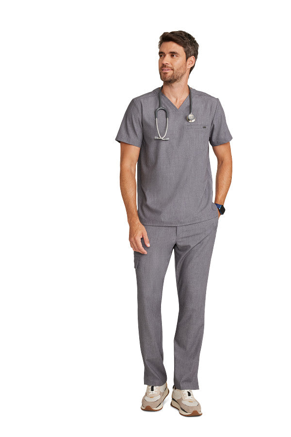 Healing Hands Men's Ari V-Neck Scrub Top 1 Pocket Style HH758 – Medical Top for Doctors, Nurses & Healthcare Workers