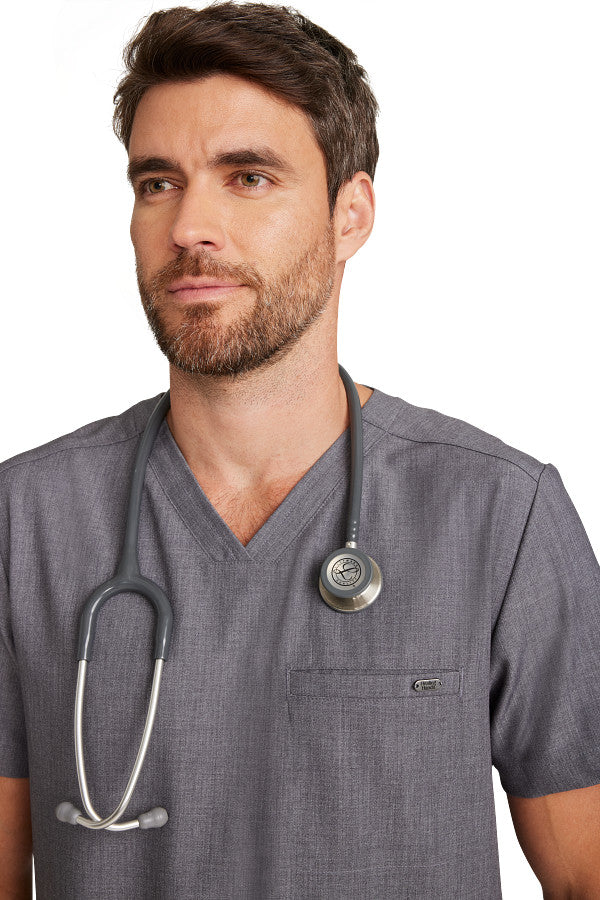 Healing Hands Men's Ari V-Neck Scrub Top 1 Pocket Style HH758 – Medical Top for Doctors, Nurses & Healthcare Workers