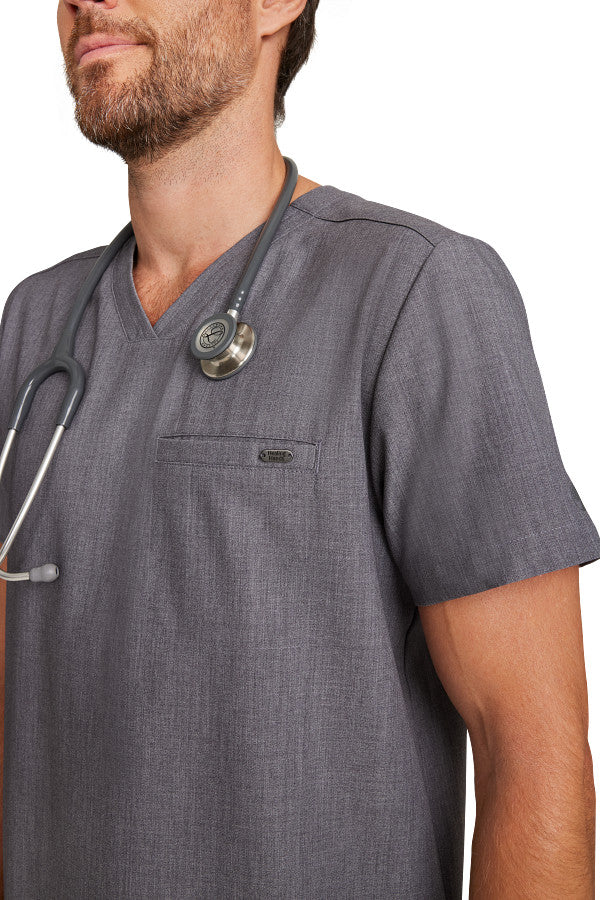 Healing Hands Men's Ari V-Neck Scrub Top 1 Pocket Style HH758 – Medical Top for Doctors, Nurses & Healthcare Workers