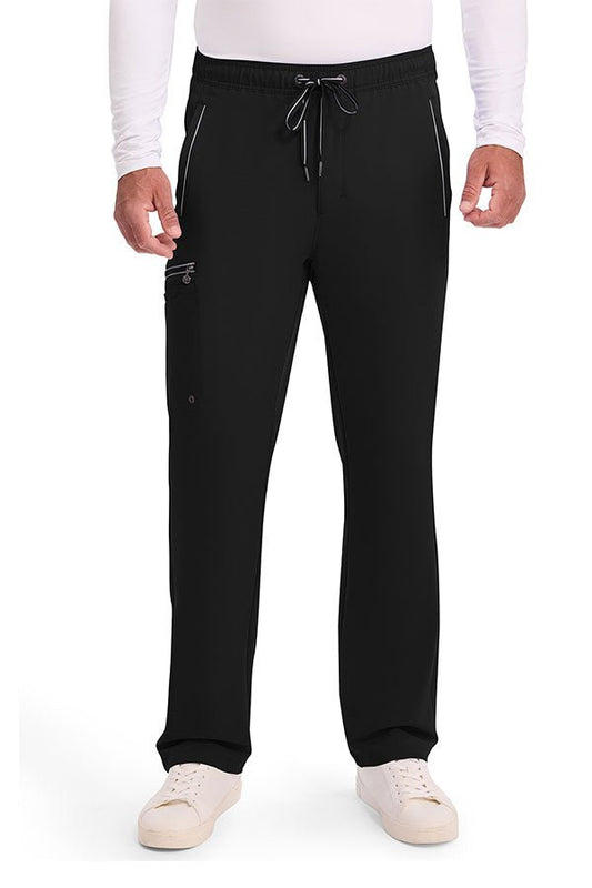Healing Hands 360 Men's Noah Pant 9173 Black – Straight leg stretch scrub pant for men in Kuwait GCC