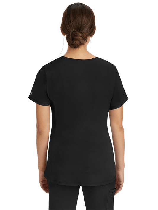 Women's Maternity Scrub set Mila and Rose Scrub set- back view Black color