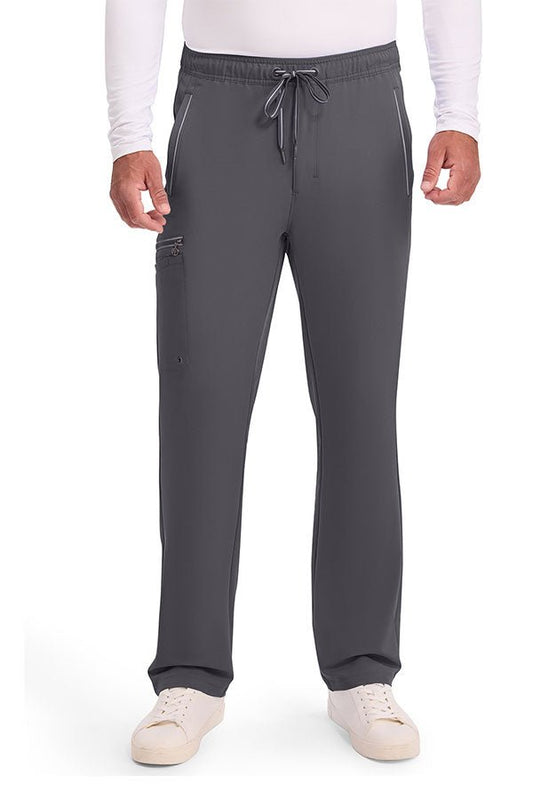 Right view Healing Hands 360 Pant -Black HH9173 Straight leg stretch scrub pant for men in Kuwait GCC