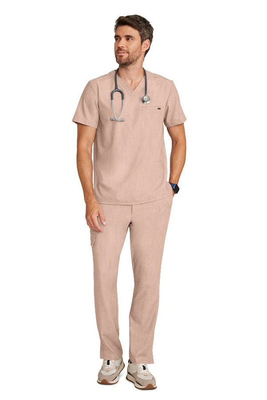 Healing Hands Men's Ari V-Neck Top & Angelo Scrub Pant – Medical Scrub Set for Nurses & Healthcare Professionals