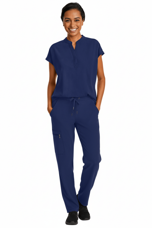 Healing Hands Women's Journey Mandarin Top & Tamara Pant - Scrub Set