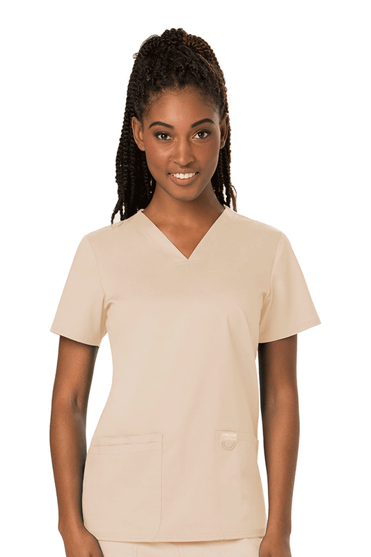 Cherokee Women's V-Neck Solid Scrub Top-WW620