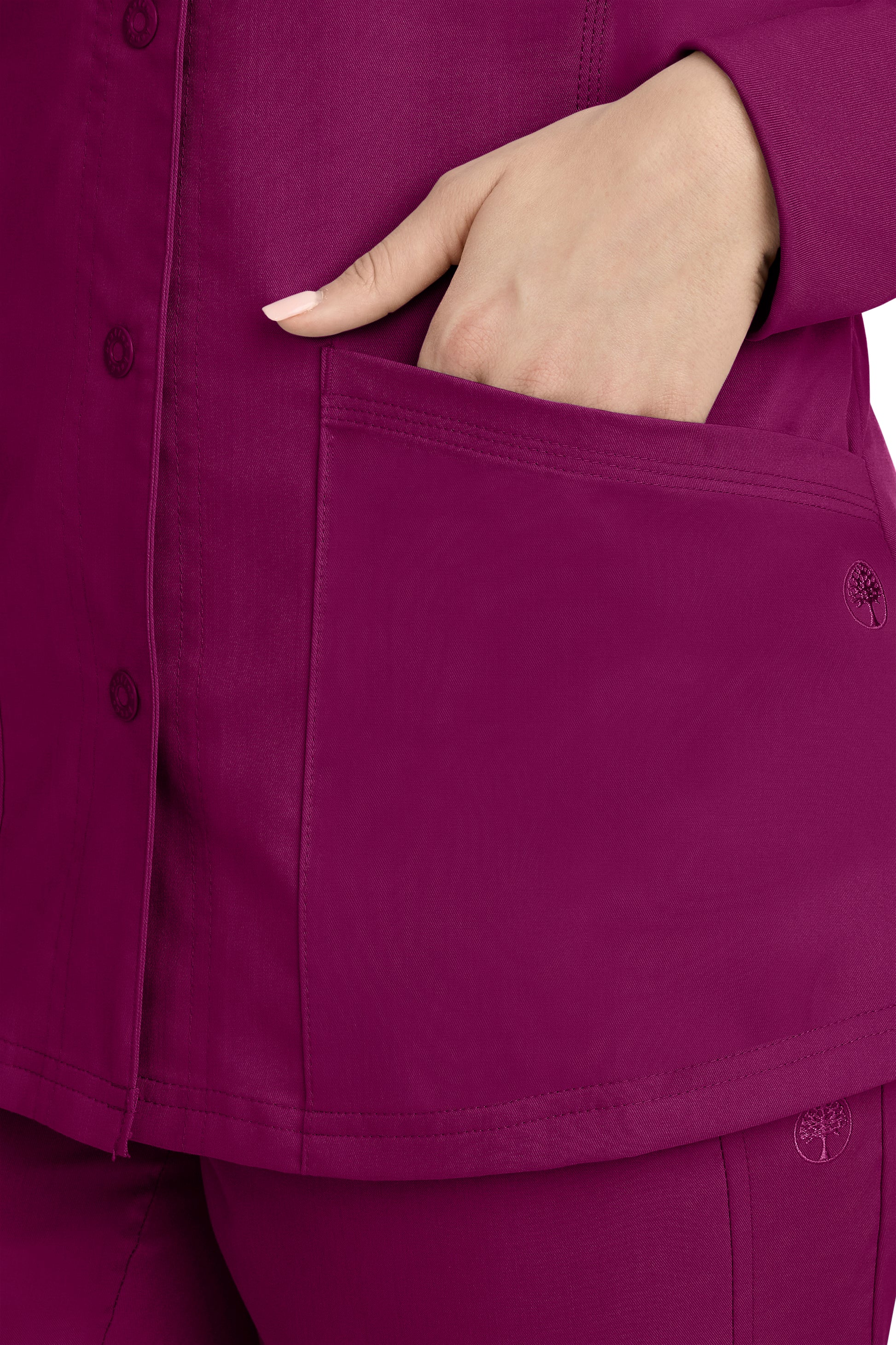 Healing Hands Women's Daisy Snap Warm-Up Scrub Jacket Style 5063 – Medical Jacket for Nurses & Healthcare Workers