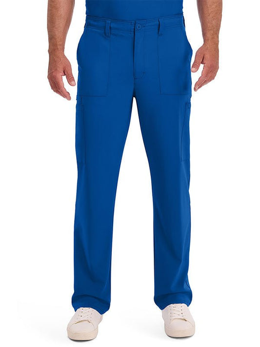 Men's Dickies Drawstring Cargo Scrub Pant DK015 | Comfortable Royal Blue front view