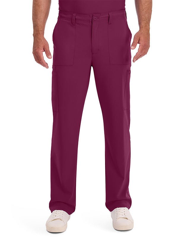 Men’s Dickies DK645 & DK015 scrub set with V-neck top and cargo pants for medical professionals