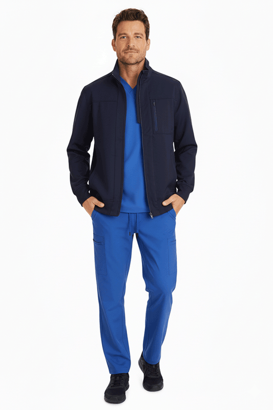 Healing Hands Men's Jake Top &  Daniel Utility Pant - 3Pieces Scrub Set