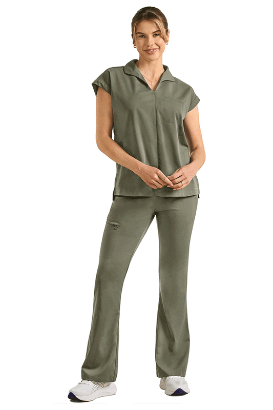 Healing Hands Women's Jazz Collared & Tessa  - Scrub Set