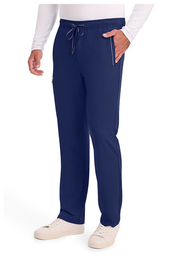 Healing Hands 360 Men's Noah Pant 9173 Navy – Straight leg stretch scrub pant for men in Kuwait GCC