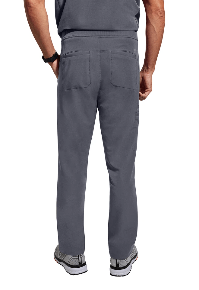 Healing Hands 360 Men's Noah Pant 9173 Pewter – Straight leg stretch scrub pant for men in Kuwait GCC
