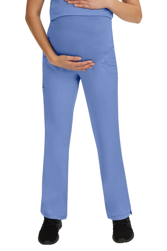 Women's Maternity Solid Scrub Rose Pants HH-9510