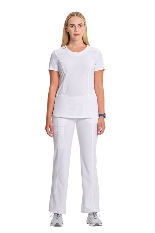 INFINITY Women’s Round neck Contemporary Scrub Set