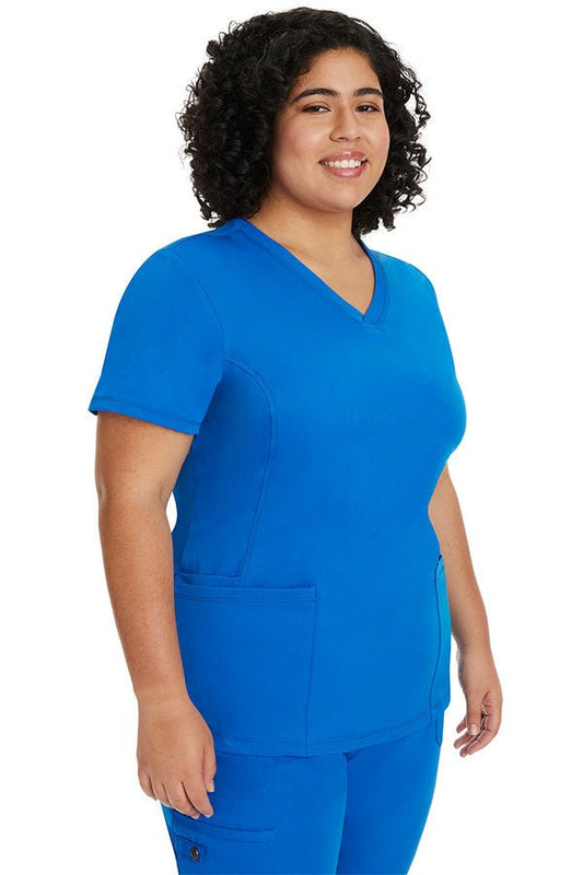 Women's Monica V-Neck Solid Scrub Top -HH2500